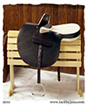 Sidesaddle  saddle made for model horses by Jana Skybova